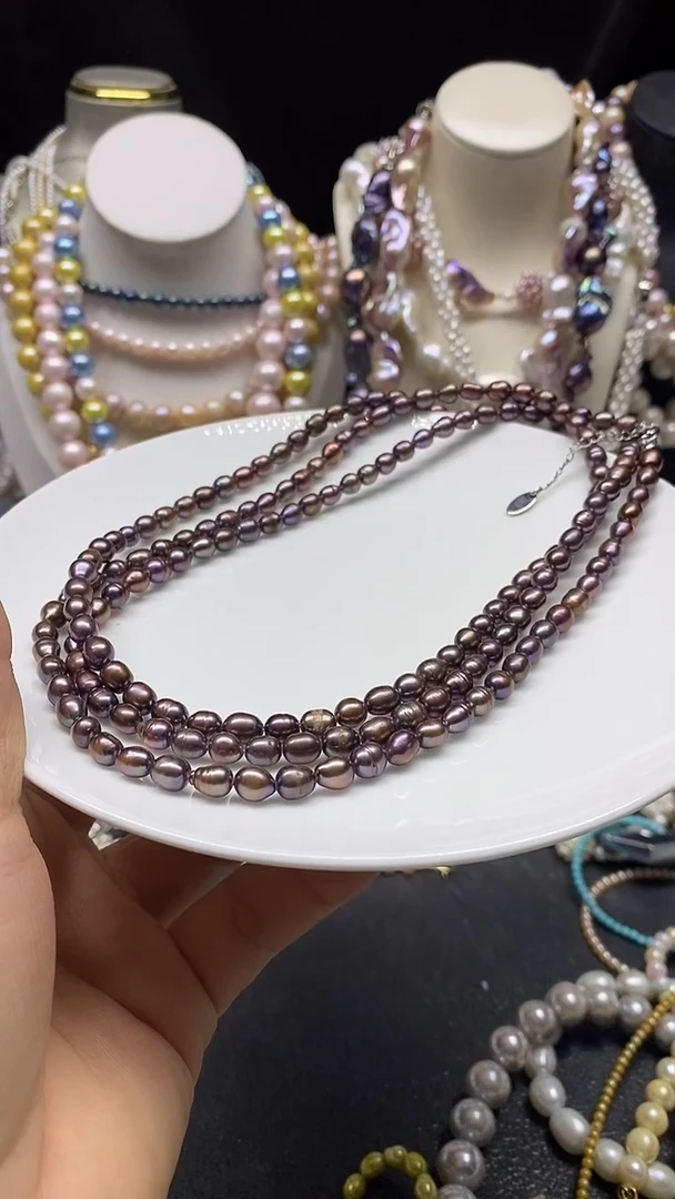 颈饰未镶嵌淡水珍珠多人