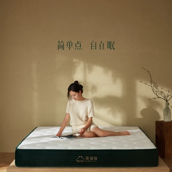 【简】记忆棉透气独立袋装弹簧床垫加厚家用学生宿舍酒店