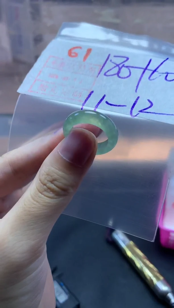 未镶嵌定制翡翠戒圈11-12#190毛货需精细抛光