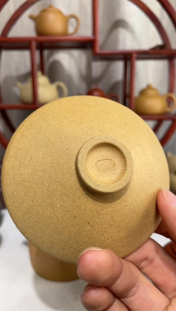【闪购商品】紫砂茶壶台西水塘本绿斗笠杯