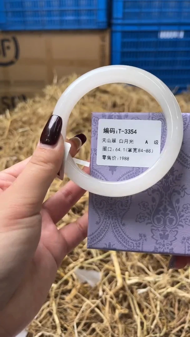 未镶嵌手镯石英质玉T-3354