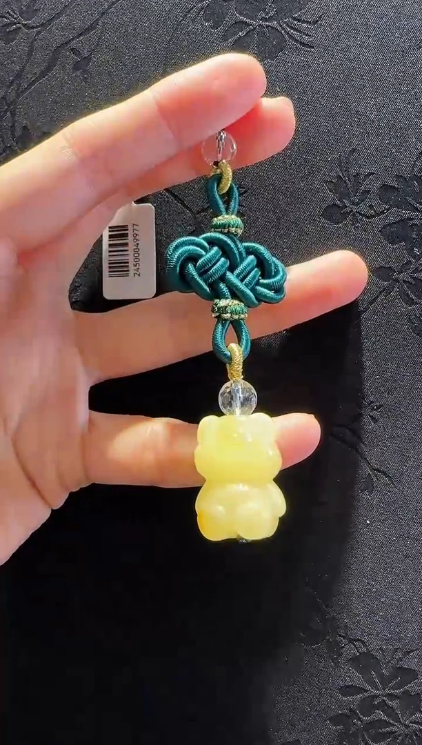 手绳蜜蜡未镶嵌小熊款