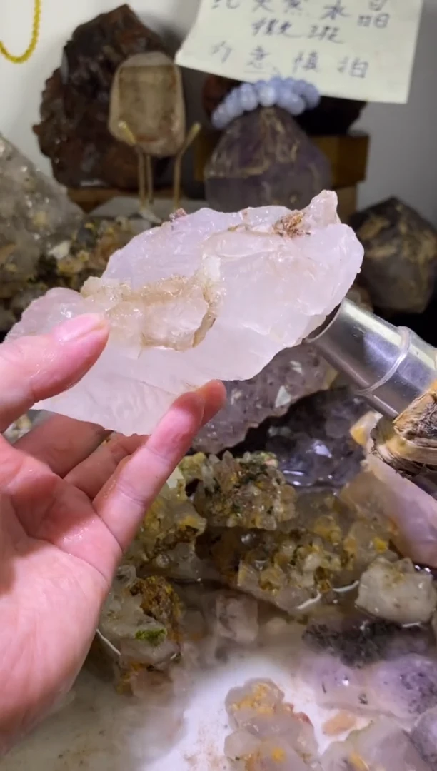 未镶嵌珠宝半成品水晶63号460g冰洲石