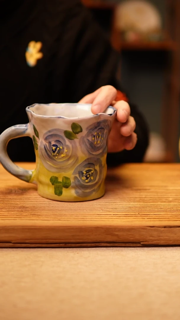 【闪购商品】@@陶园瓷舍@@纯手工手绘@高温釉下彩