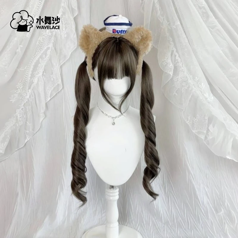 【扎好马尾发出】水舞沙85CMLolita少萝jk假发套自然仿真人假发套