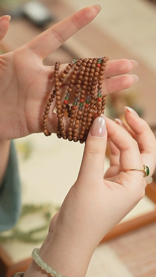 未镶嵌库克手串库克4mm 多宝和田手串（多样性发货）