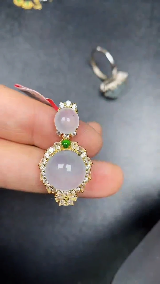 银S925镶嵌戒指翡翠2960