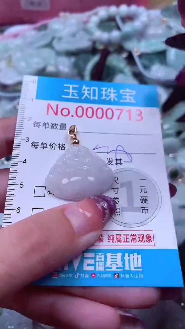 翡翠未镶嵌吊坠(不含链)713