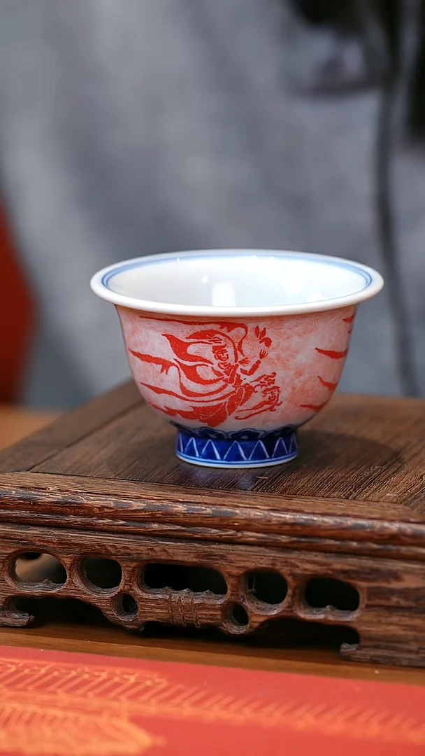 【闪购商品】骨瓷杯子景德镇手工手绘