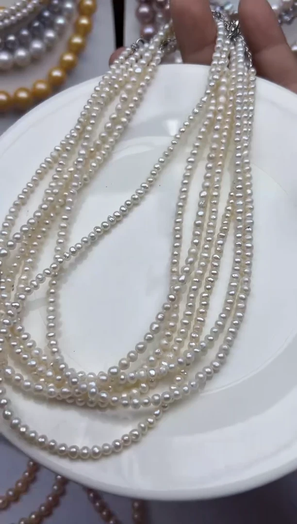 淡水珍珠未镶嵌颈饰1