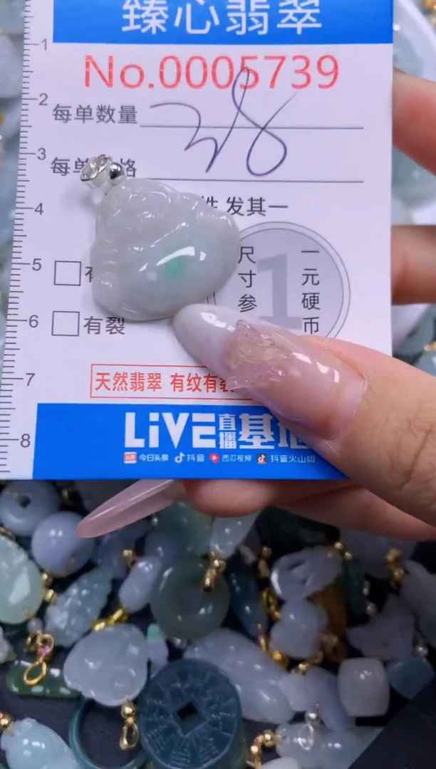 颈饰未镶嵌翡翠5739