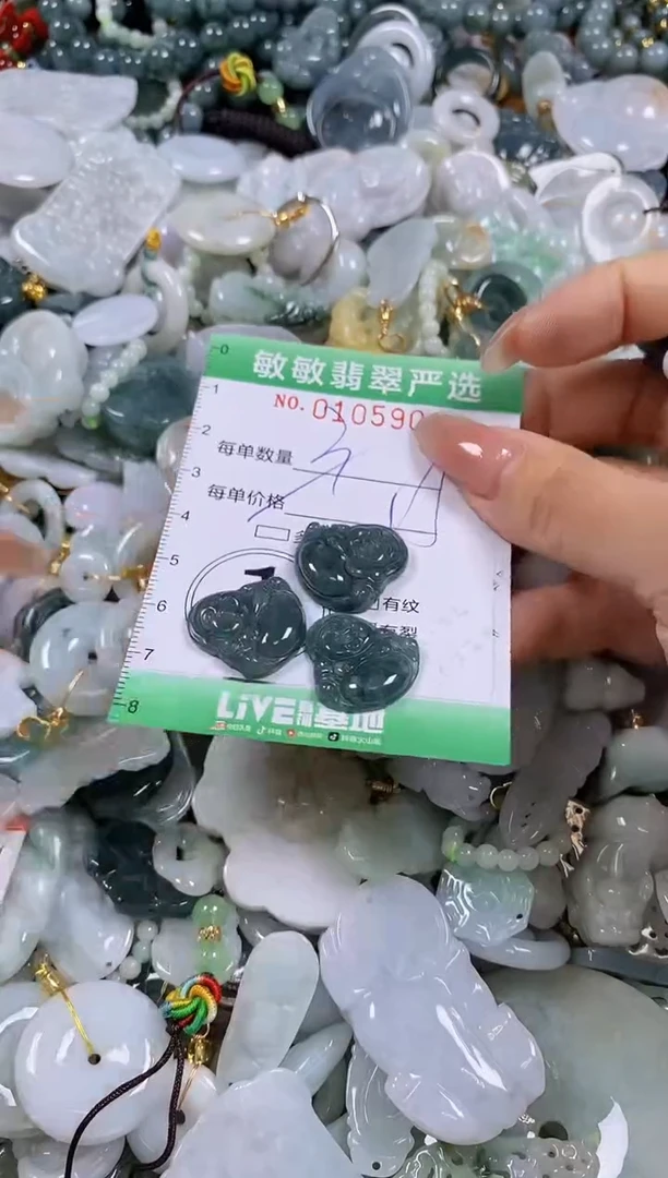 【闪购商品】翡翠颈饰未镶嵌闪购0105900多样性发其一