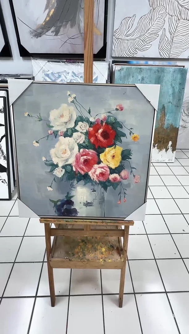 168现代艺术装饰画油画60cm*60cm