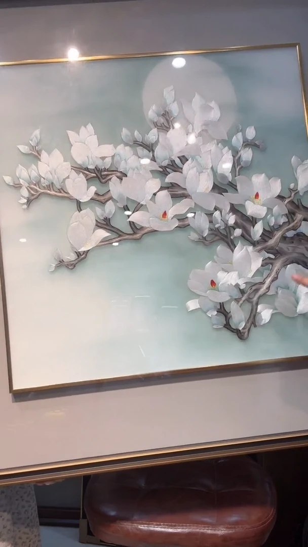 织绣非遗苏绣手工工艺品装饰画不包邮