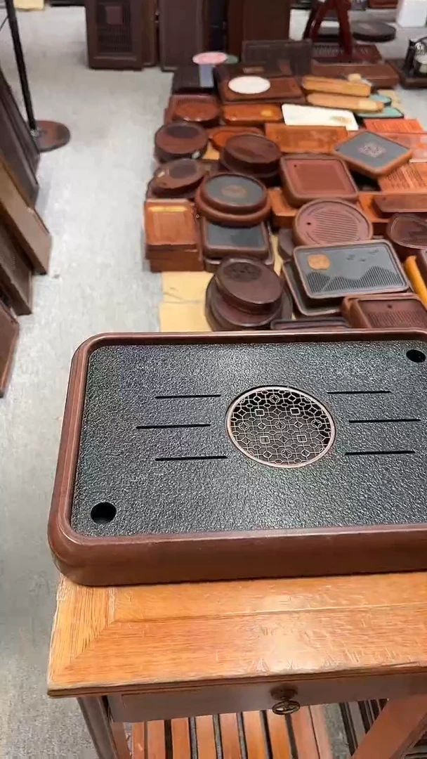 新品福利石材长39CM*宽26CM茶盘