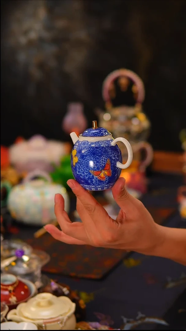 004蝶恋花龙蛋壶