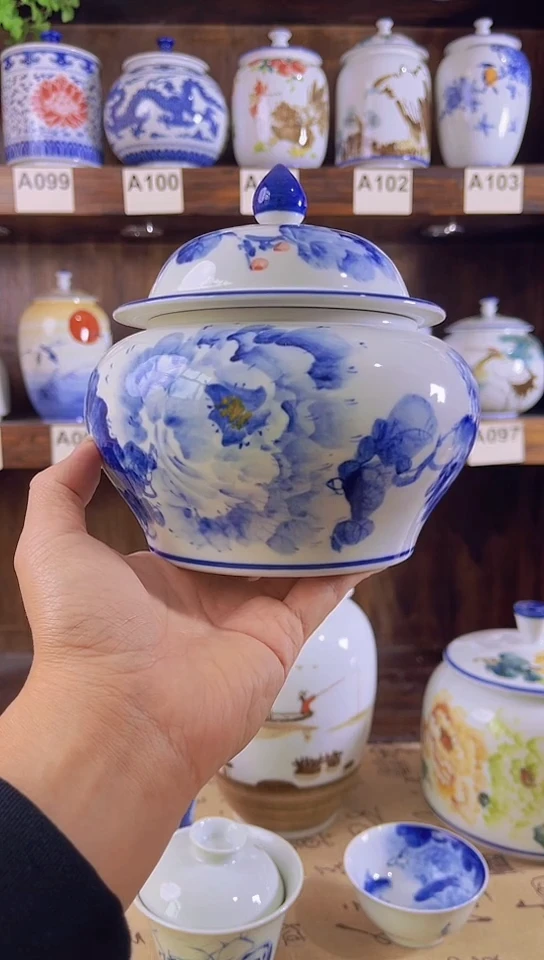 迎君陶瓷纯手工手绘