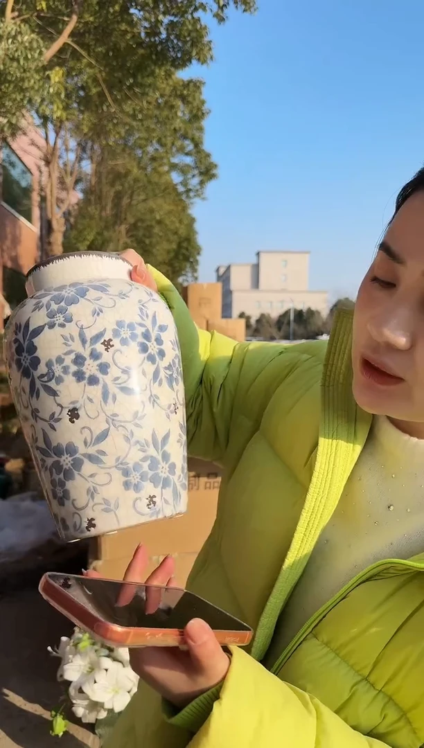 私花主义花瓶-青花瓷GH447