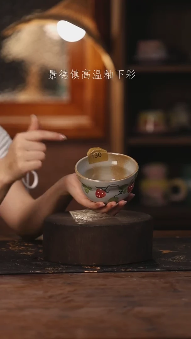 陶瓷景德镇高温釉下手绘陶瓷130