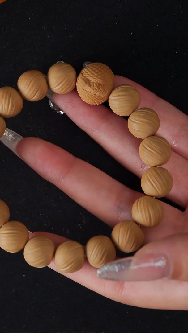 【闪购商品】猴头核桃手串定风珠双影蛇王银标款