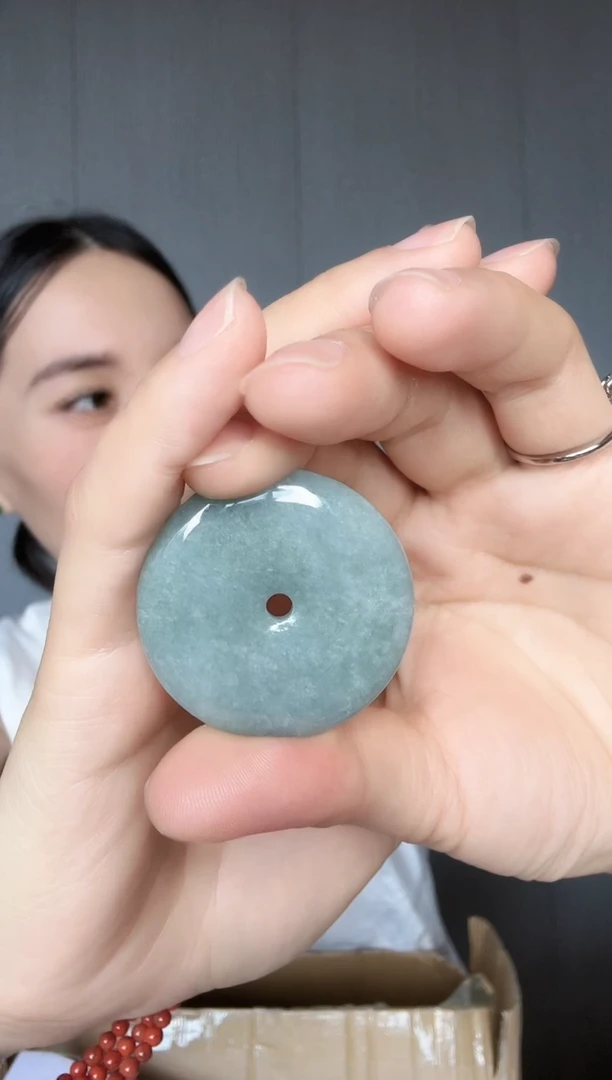翡翠未镶嵌颈饰翡翠A货平安扣