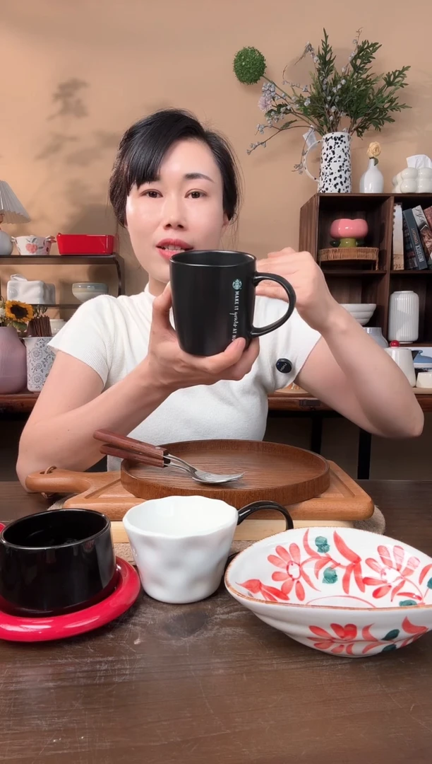 陶瓷新爸爸黑杯微瑕