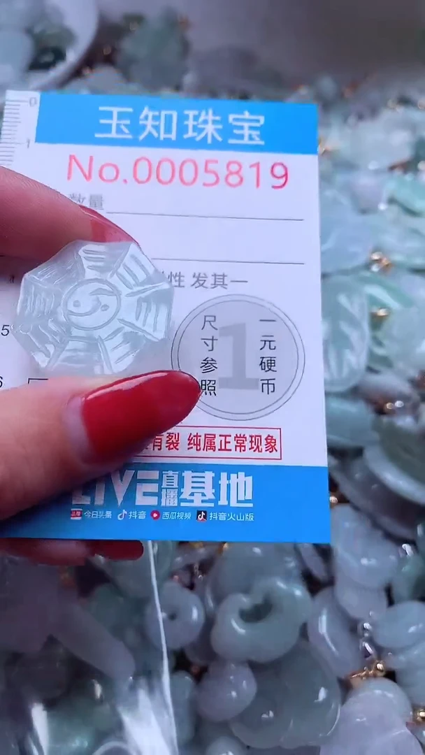 吊坠(不含链)未镶嵌翡翠5819