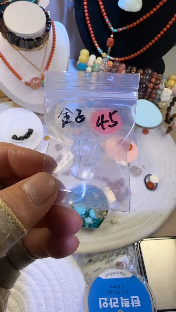 颈饰未镶嵌水晶金**子45