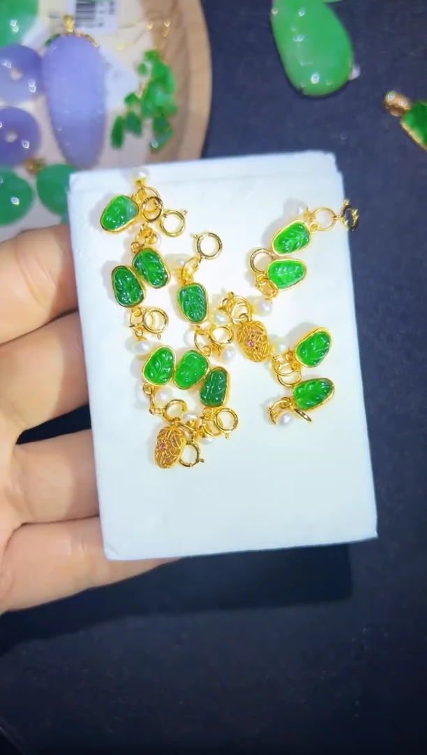 【闪购商品】翡翠颈饰未镶嵌Q缅料A货翡翠/多样性发货/一件