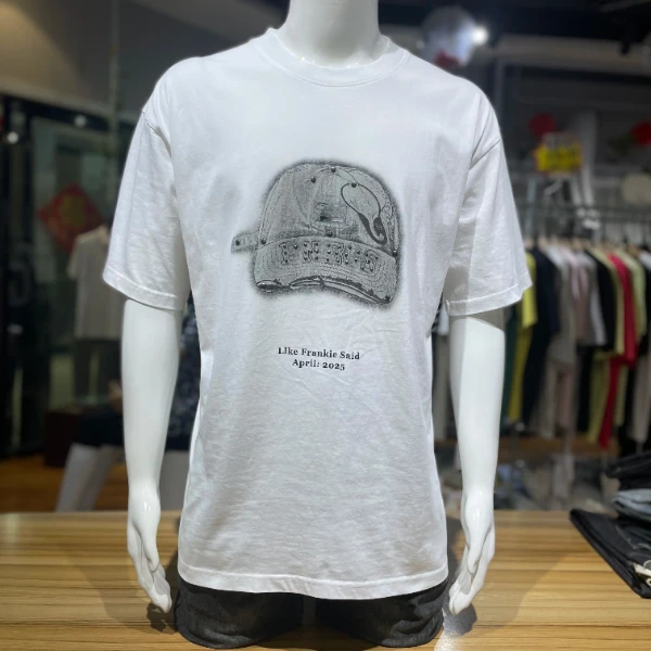 短袖夏季数字圆领朋克常规T恤修身时尚学院风脏脏风