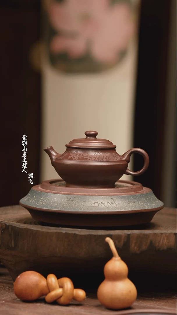 合欢 菊花刻绘
