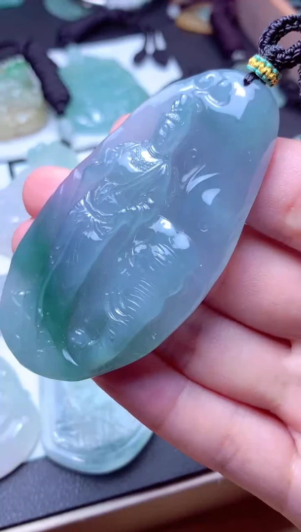 颈饰未镶嵌翡翠天然A货翡翠