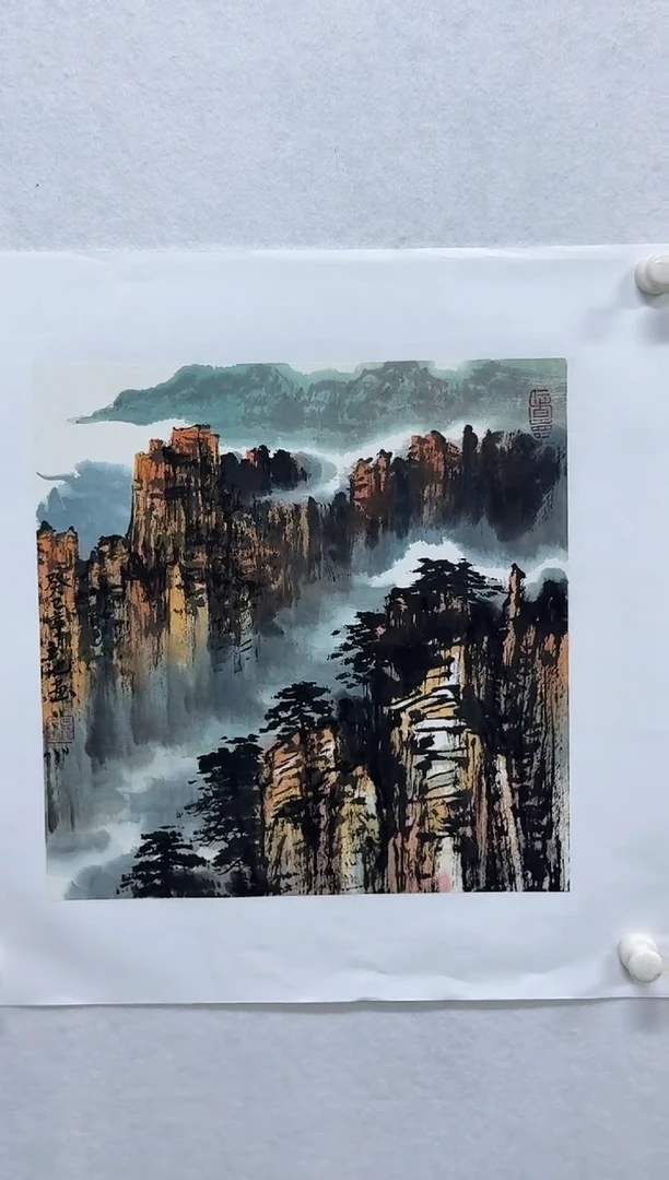 国画炳山艺术--王老师作品