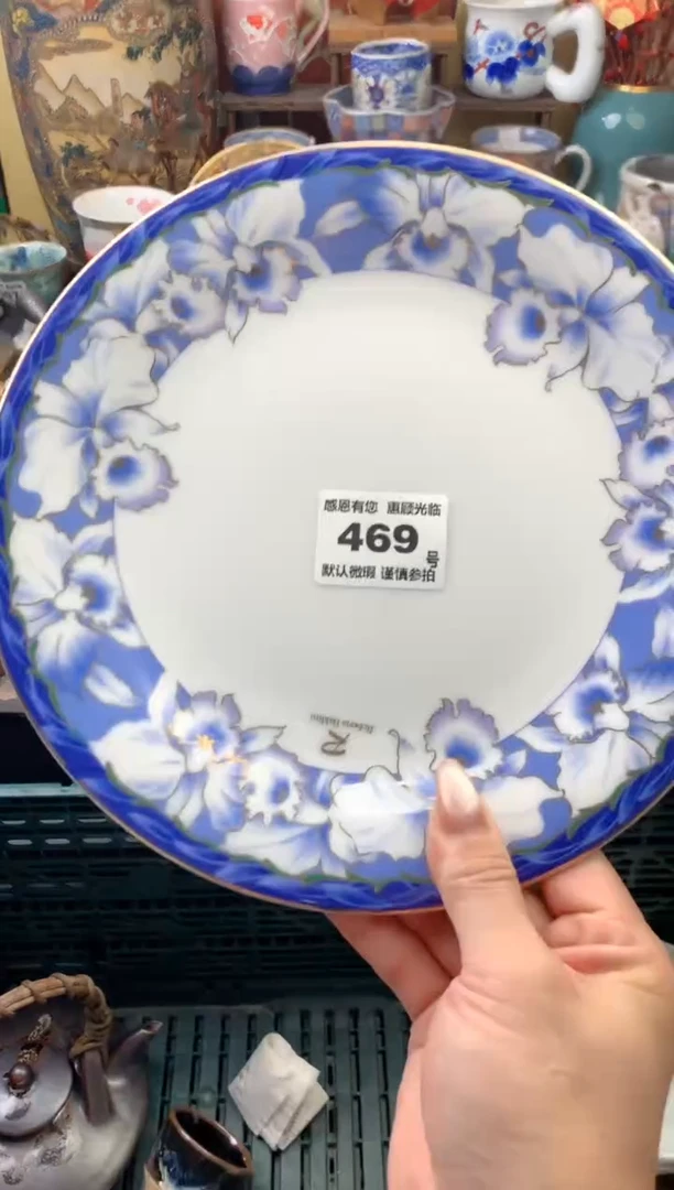 瓷片珍*469号六六工艺品瓷器