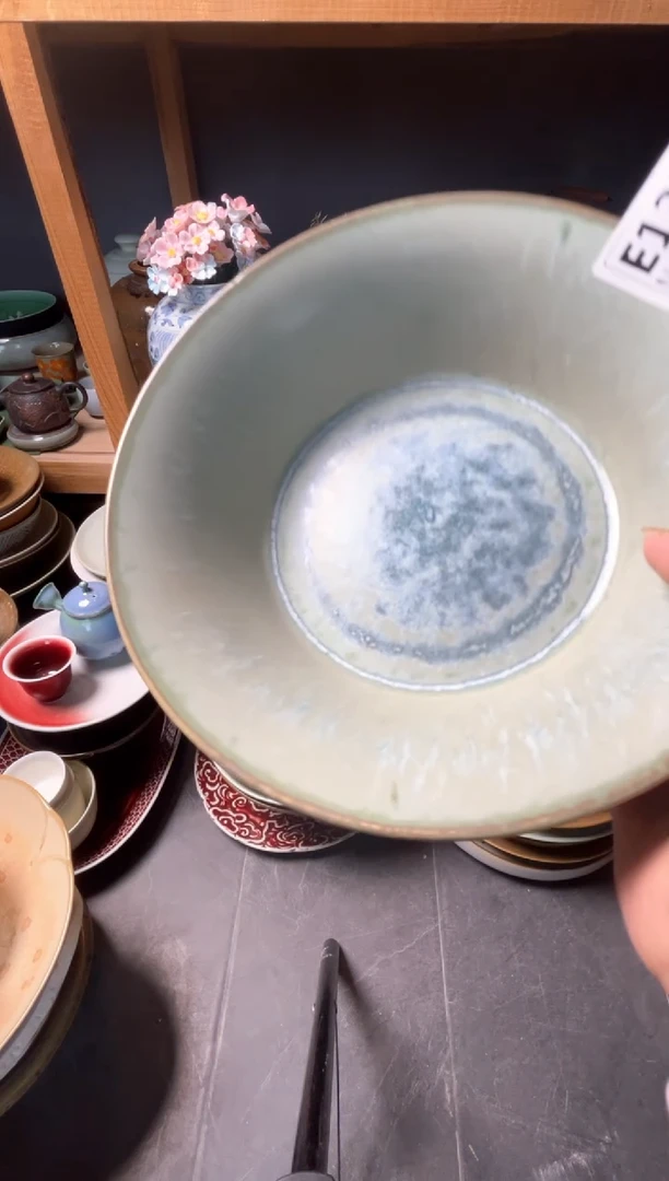 瓷片物**堂e131窑变敞口盘福利