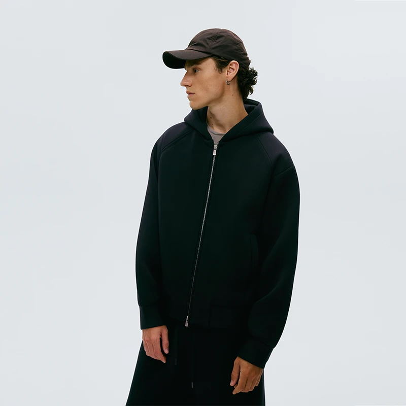 Space out松弛感空气层卫衣夹克