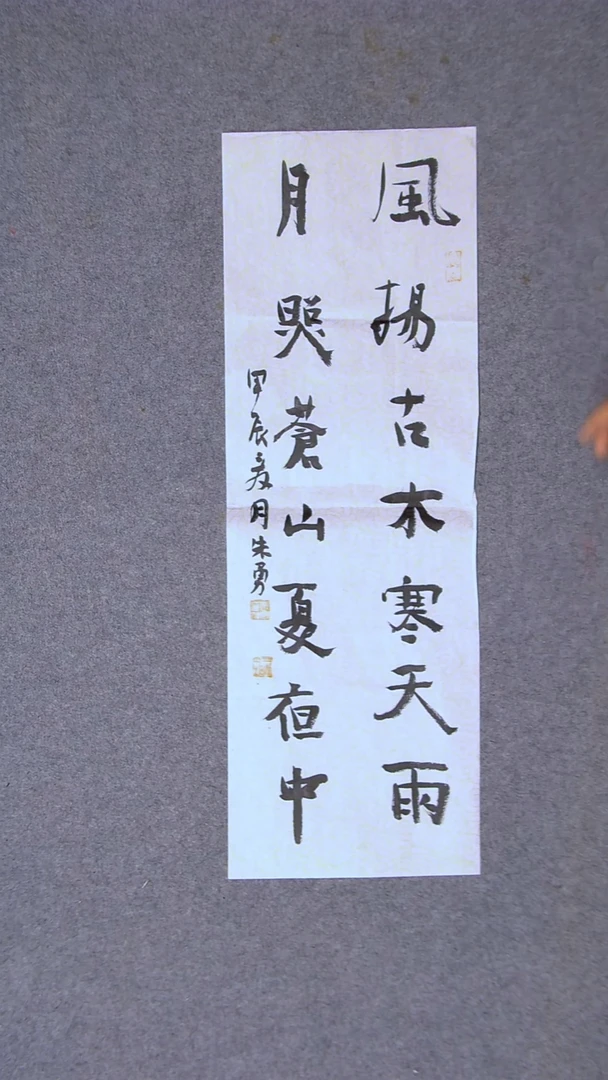 书法朱勇  安徽宿州69*23尺寸