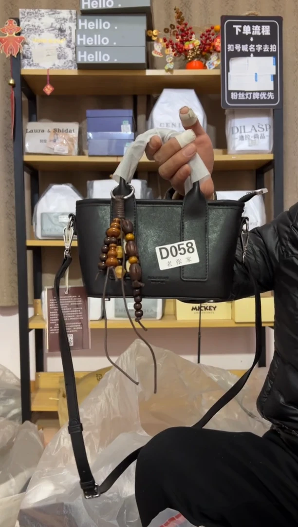 小牛剖层皮革老张家女包058