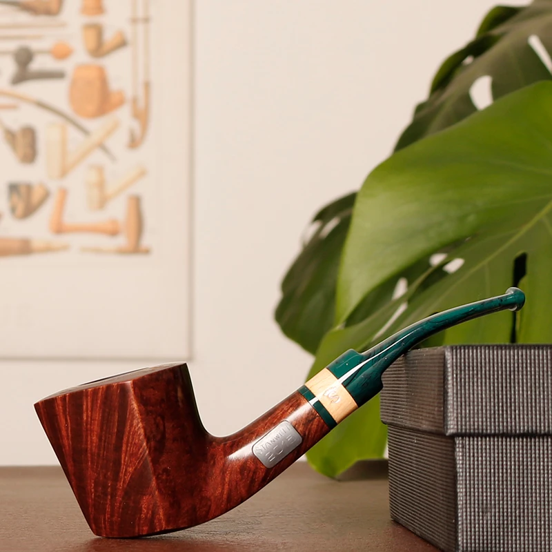 丹麦史丹威 2015年度纪念款 光面自由式 3毫米 石楠木烟斗