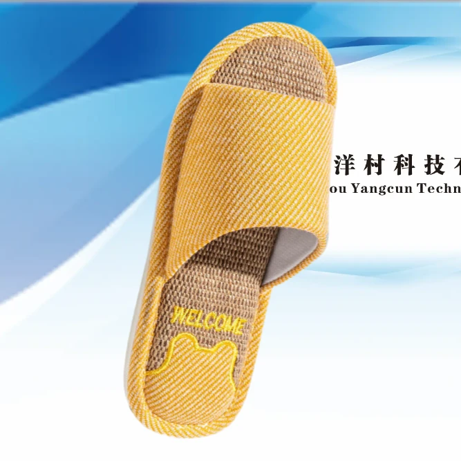 麻质拖鞋男女通用春夏季透气软底居家四季防滑室内可批发棉麻材质