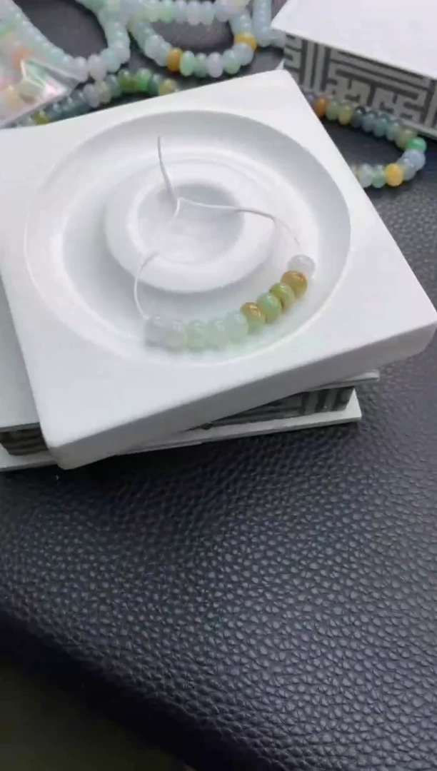 翡翠散珠6天然A货翡翠散珠