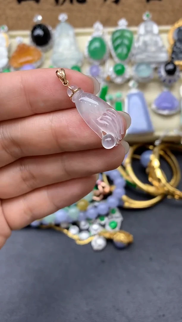 【闪购商品】翡翠颈饰18K金镶嵌240-中国好珍宝