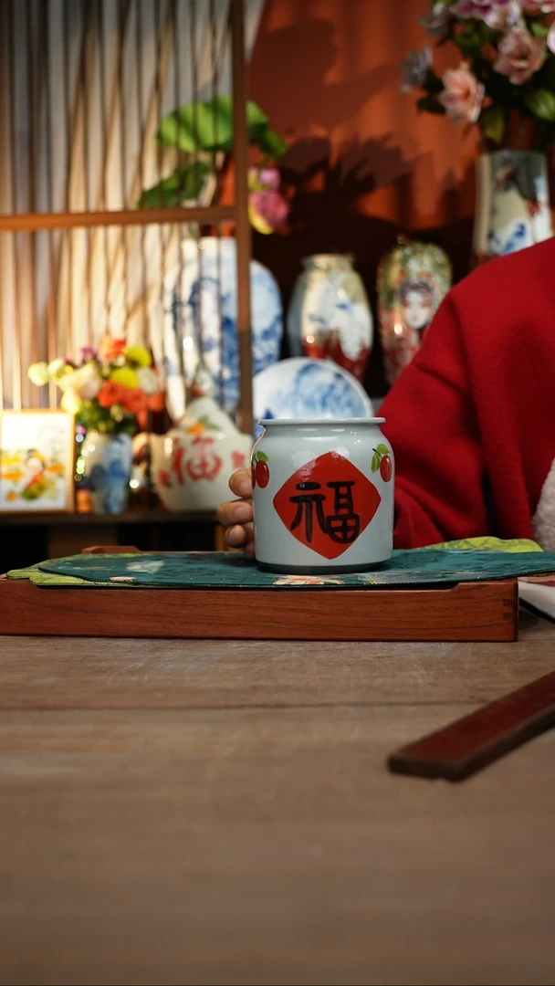 【简家甄选】景德镇设计师釉下手绘陶瓷