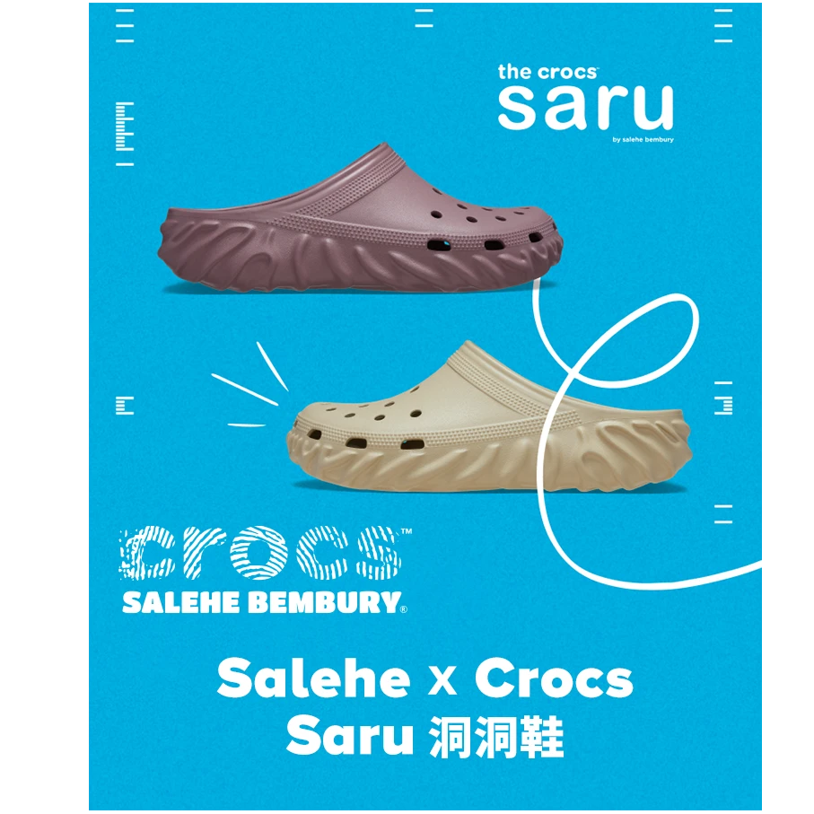 CROCS/卡骆驰【saru-面包凉拖-合并】洞洞鞋运动拖鞋|210141/208392