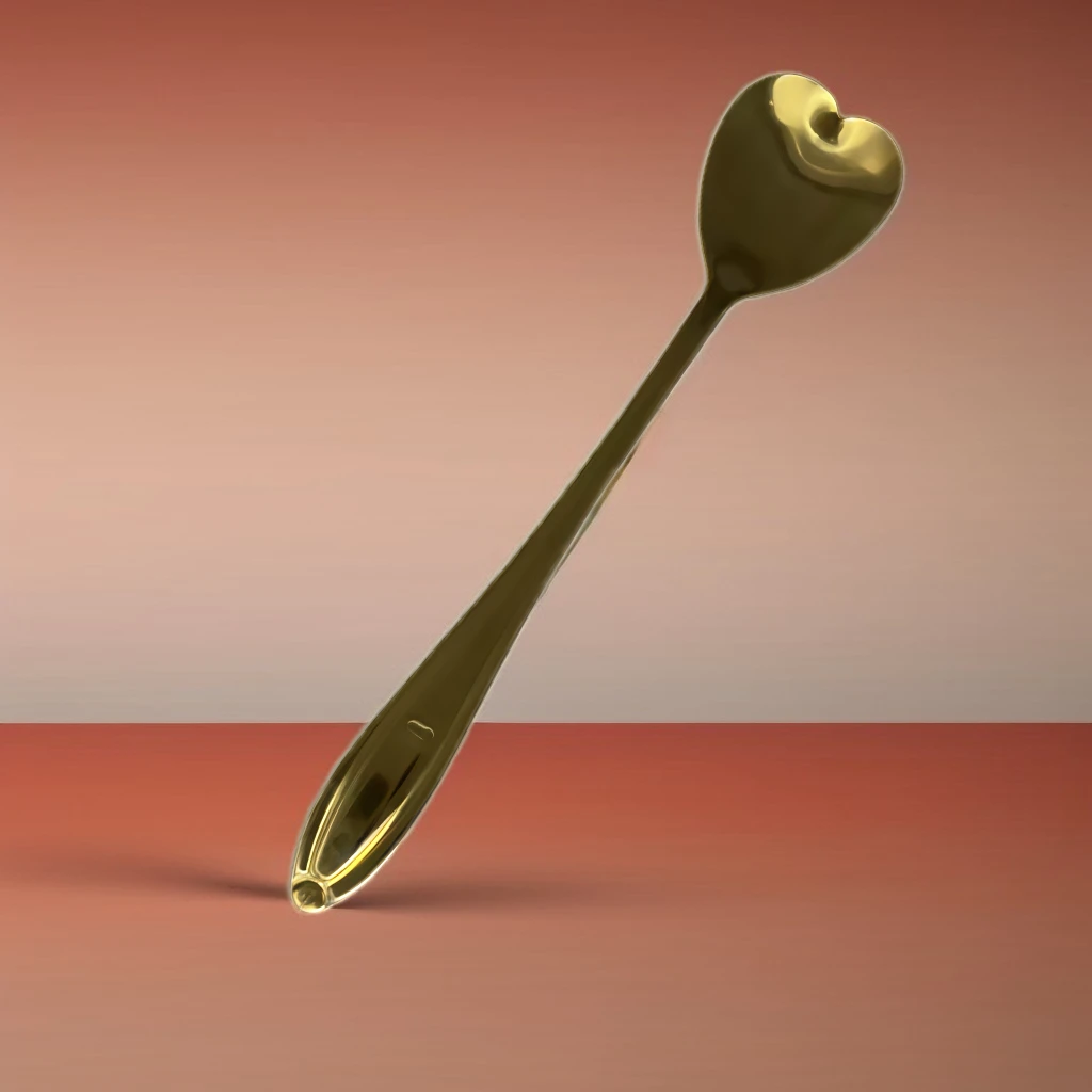 鹤福春定制精致金属礼勺