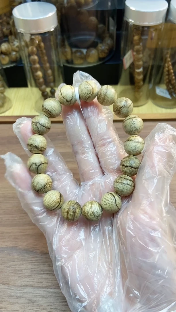 沉香手串卓CR4618文莱卡13mm12g+天然野多样性发一