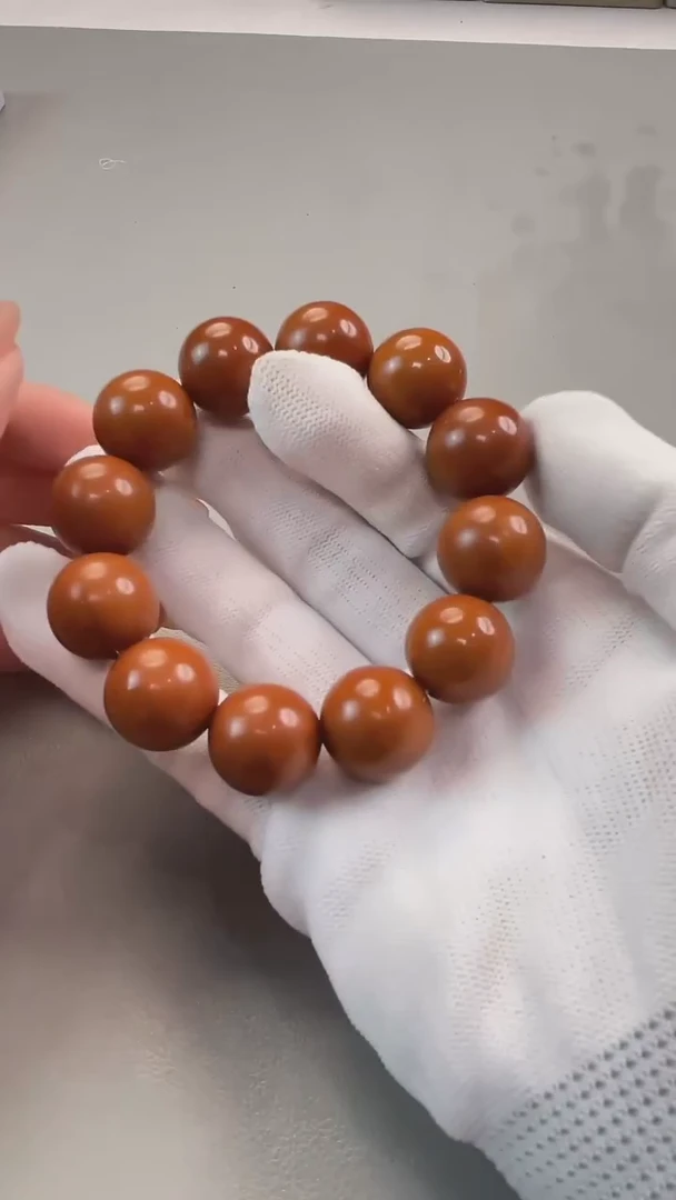 橄榄核手串/手链1.8正圆光珠