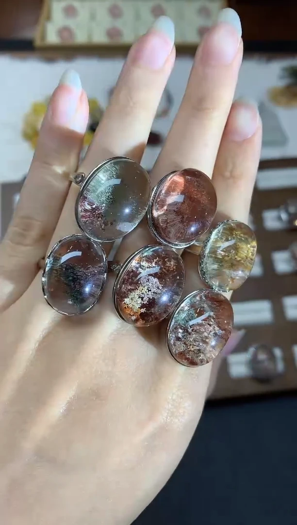 未镶嵌戒指水晶（多样性发一件）W318|598