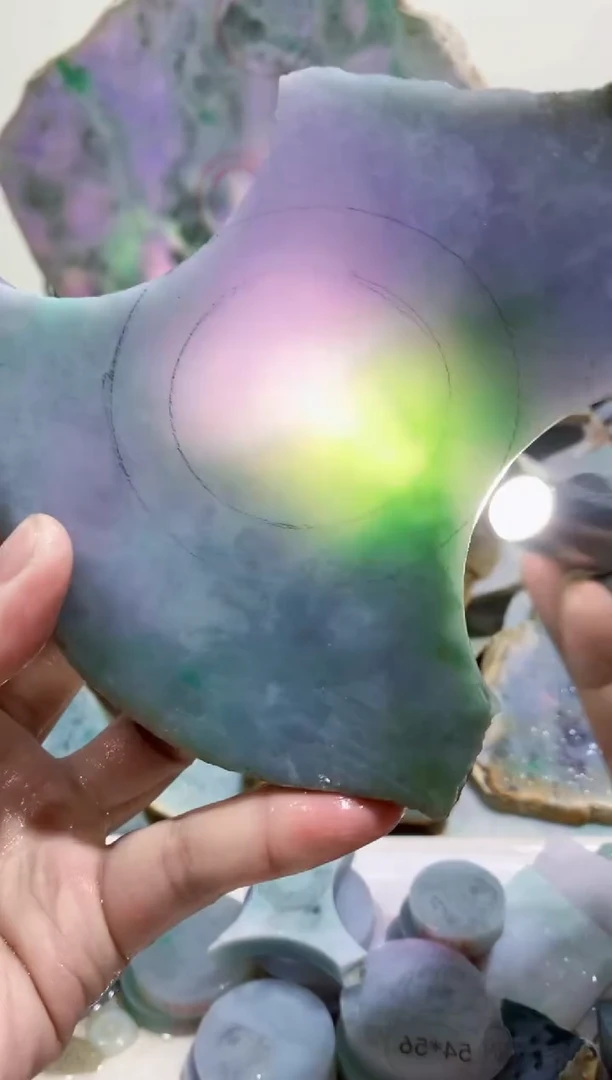 裸石翡翠0蒙0翡翠珠宝516