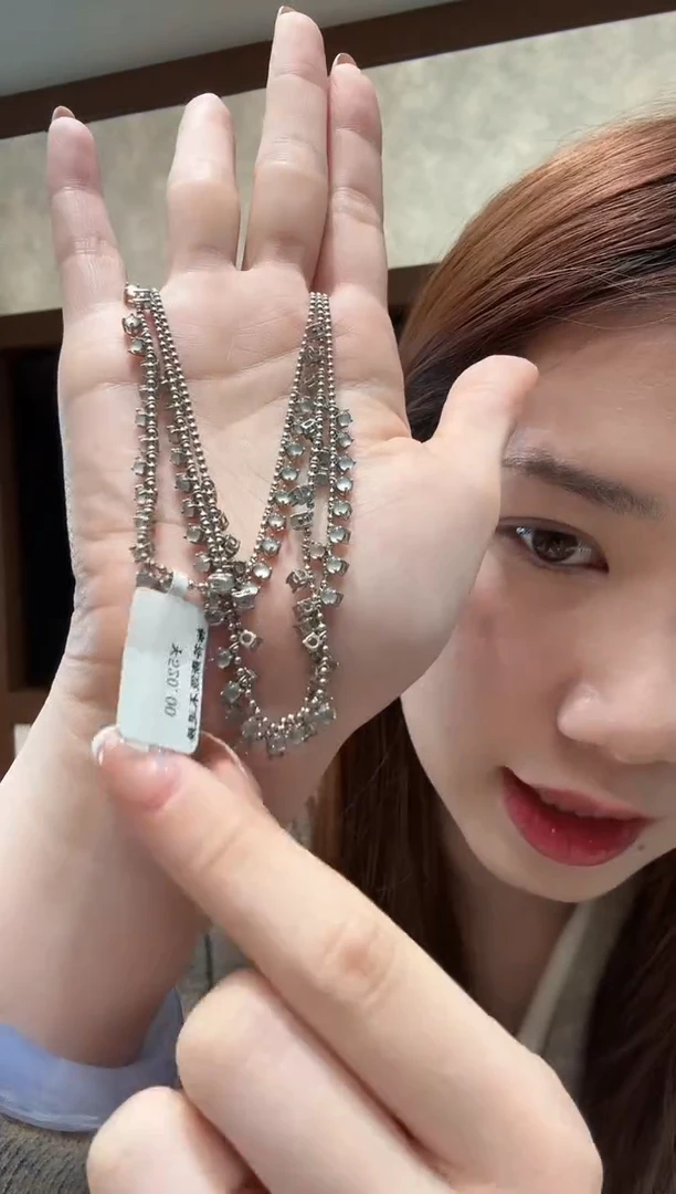 项链银S925镶嵌翡翠多样性发其一